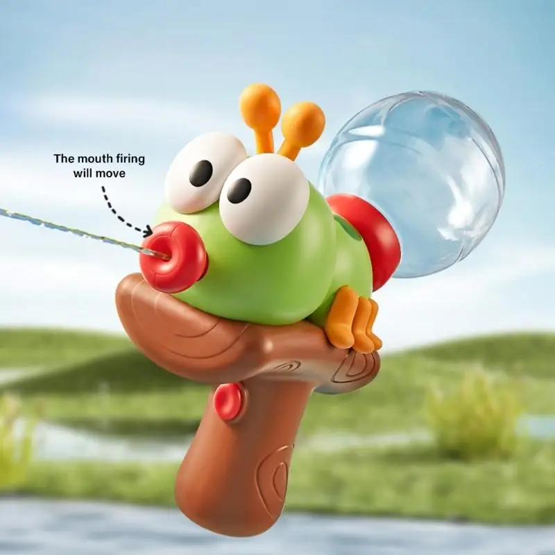 Kids Yard Toys - 子供に優しい水鉄砲簡単操作電動漫画アリデザイン水鉄砲のおもちゃ家族の庭のプールプレイ 15UB