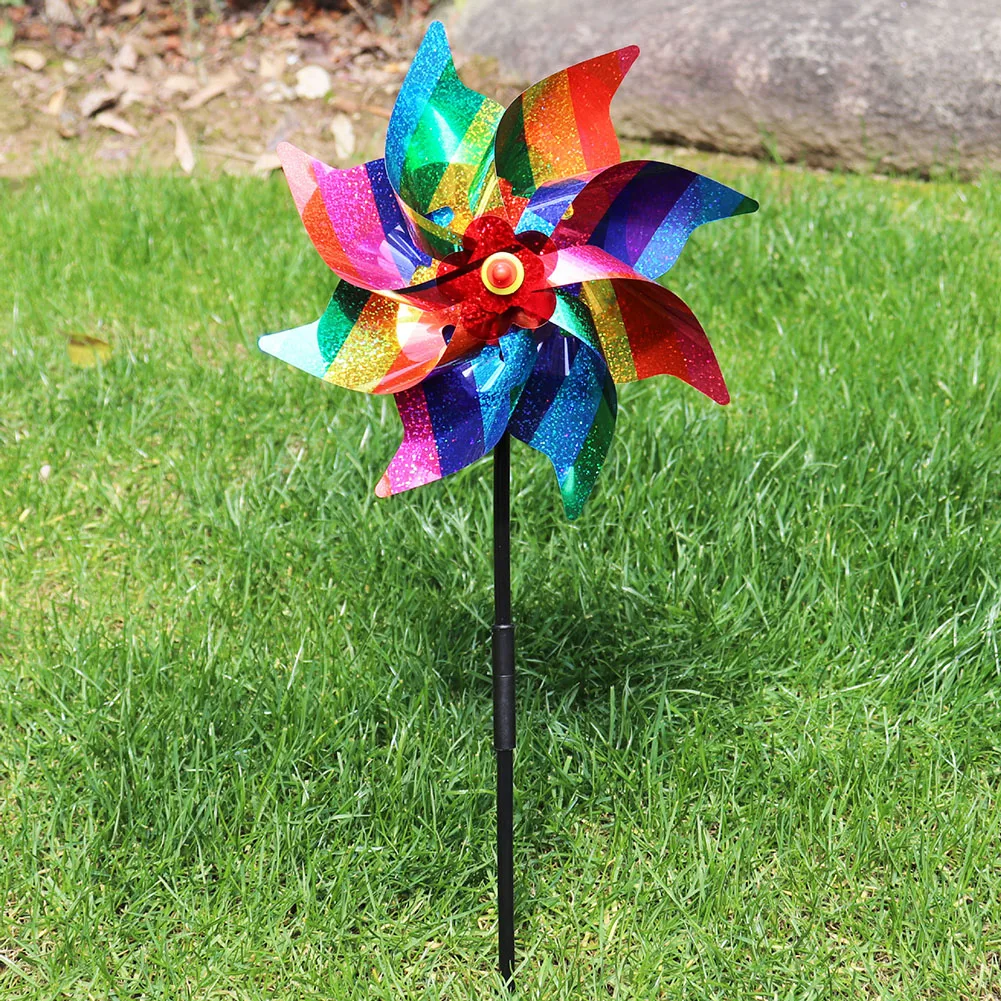 Kids Yard Toys - 風車の鳥の忌避剤,装飾,鳥,子供のおもちゃ,簡単な設置,屋外の庭,芝生,庭