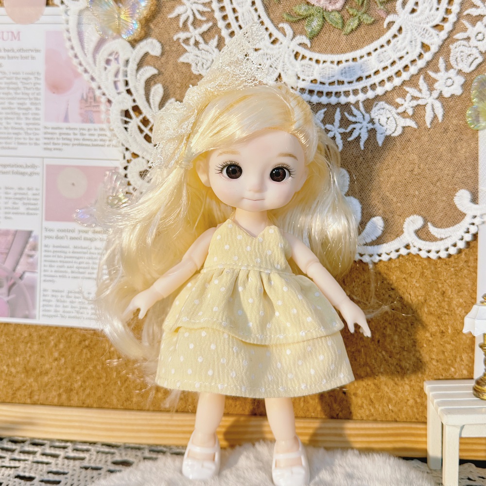 15-17cm BJDドール 1/12 キュートなプリンセス - Kids Toys 3 Year Old のレビューと価格