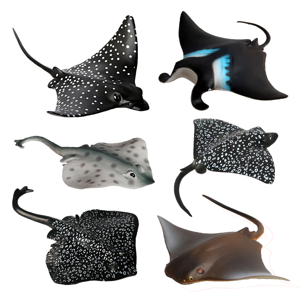 Stingray-プラスチック製の置物,海洋動物の置物,アニ - Kids Toys Reviews のレビューと価格