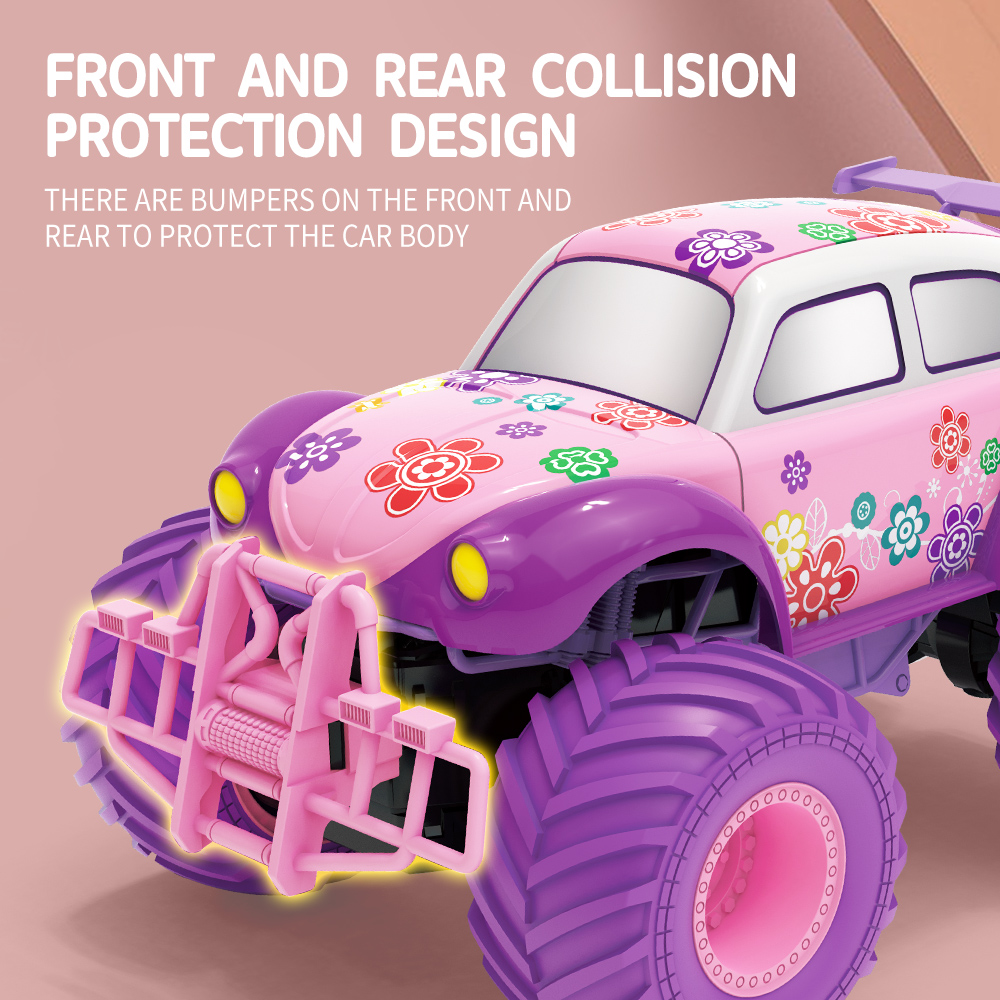 ピンク RC カー電気駆動オフロードビッグホイール高速パープ - Kids Toys Xmas のレビューと価格