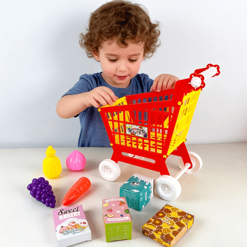 子供用模擬ショッピングカートおもちゃ、模擬スーパーマーケット - Toy Cash Register のレビューと価格