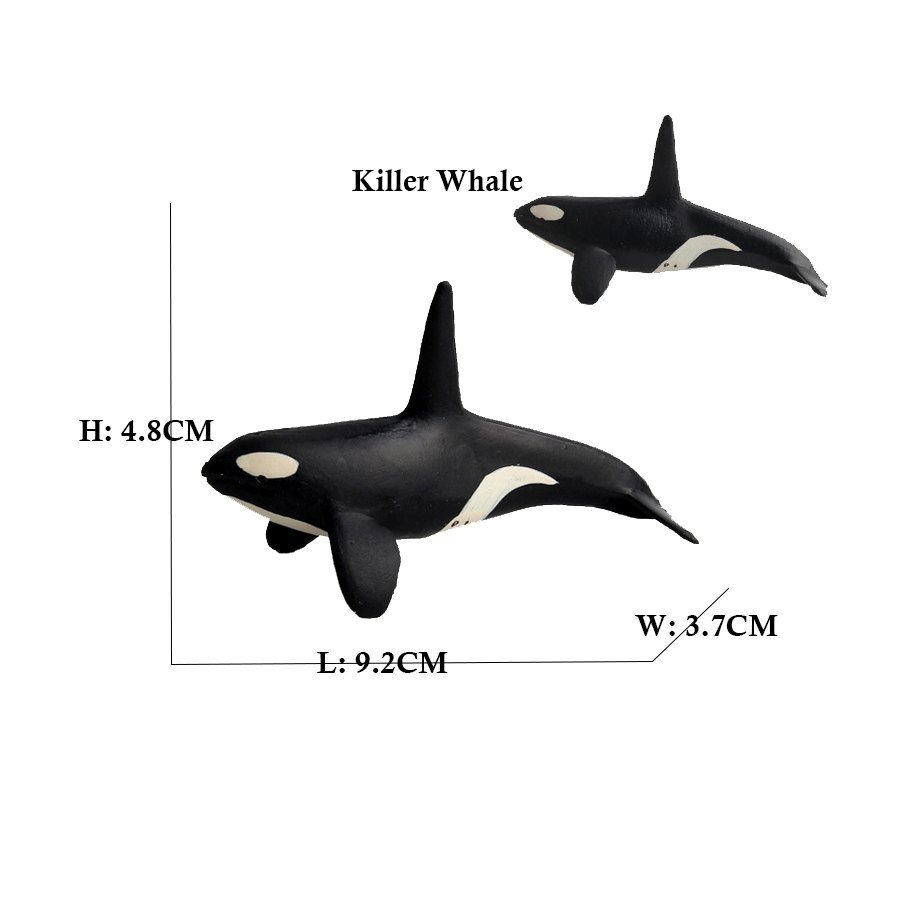 海洋動物のおもちゃメガロドンベルーガピラニアシャチサメアクシ - Kids Toys Reviews のレビューと価格