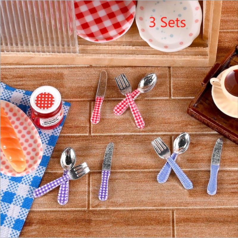 3セット ドールハウス ミニチュア キッチン おもちゃ チェ - Kids Toys Kitchen Set のレビューと価格