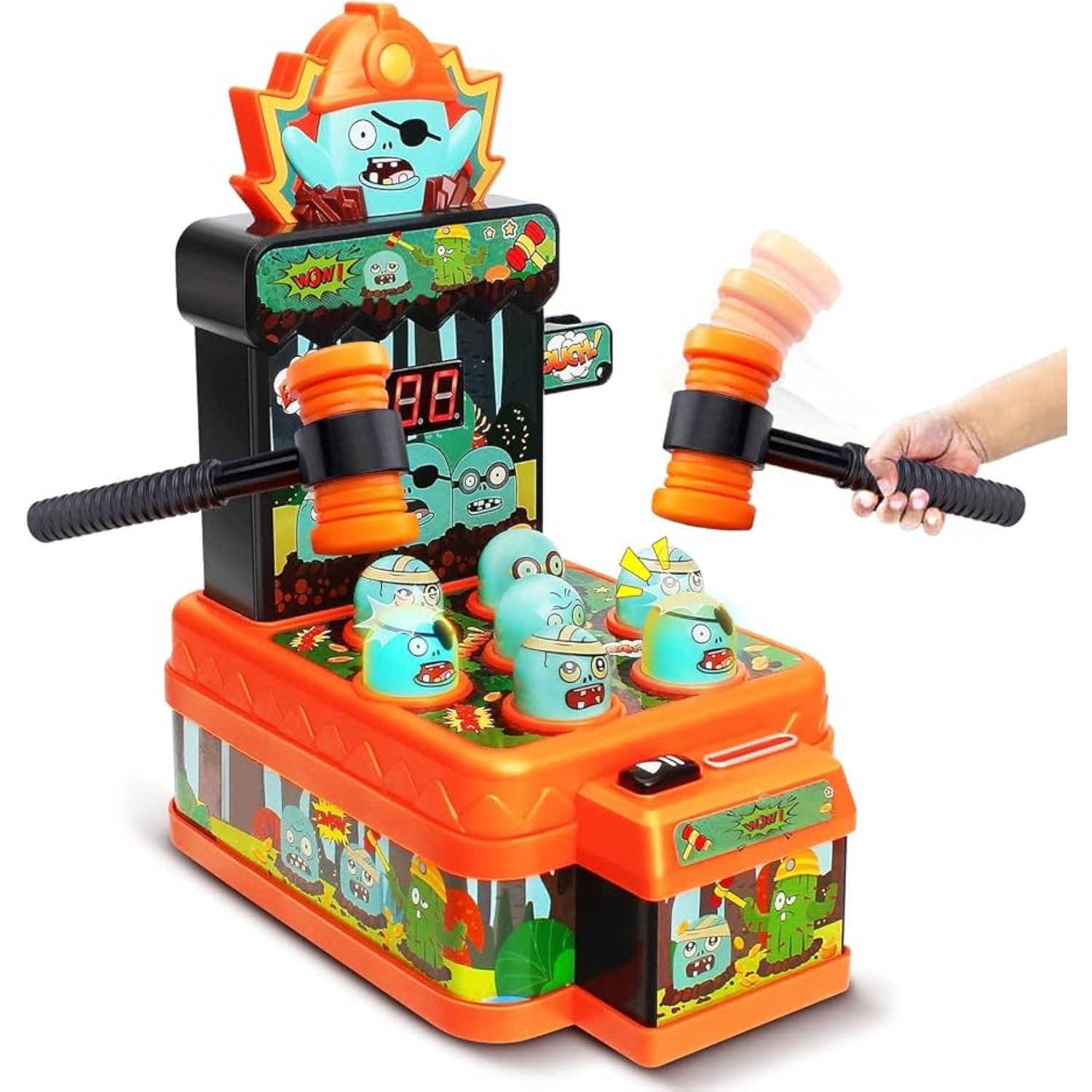 ゾンビたたきゲームおもちゃ 子供用アーケードゲーム ミニ電子 - Kids Zombie Toys のレビューと価格