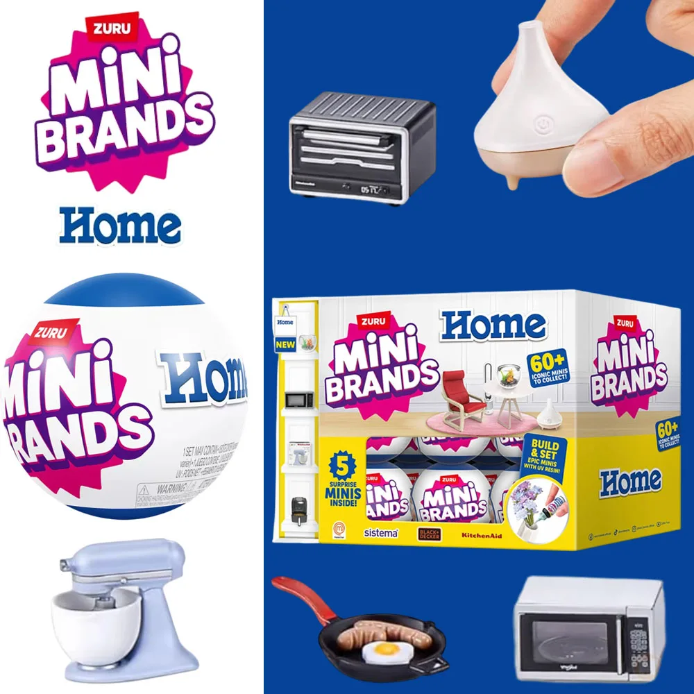 ZURU ミニブランド ホームシリーズ 60種類以上のミニチ - Kids Toys Kitchen Set のレビューと価格