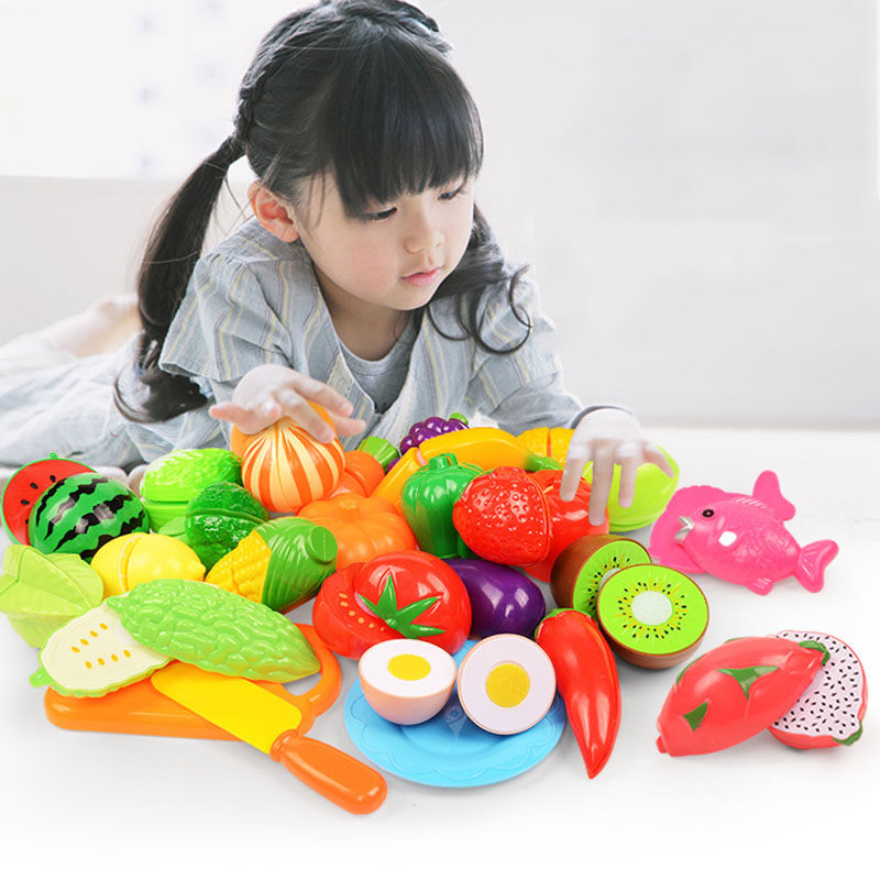 子供用フルーツと野菜のカットおもちゃセット、ごっこ遊び用キッ - Kids Toys Kitchen Set のレビューと価格