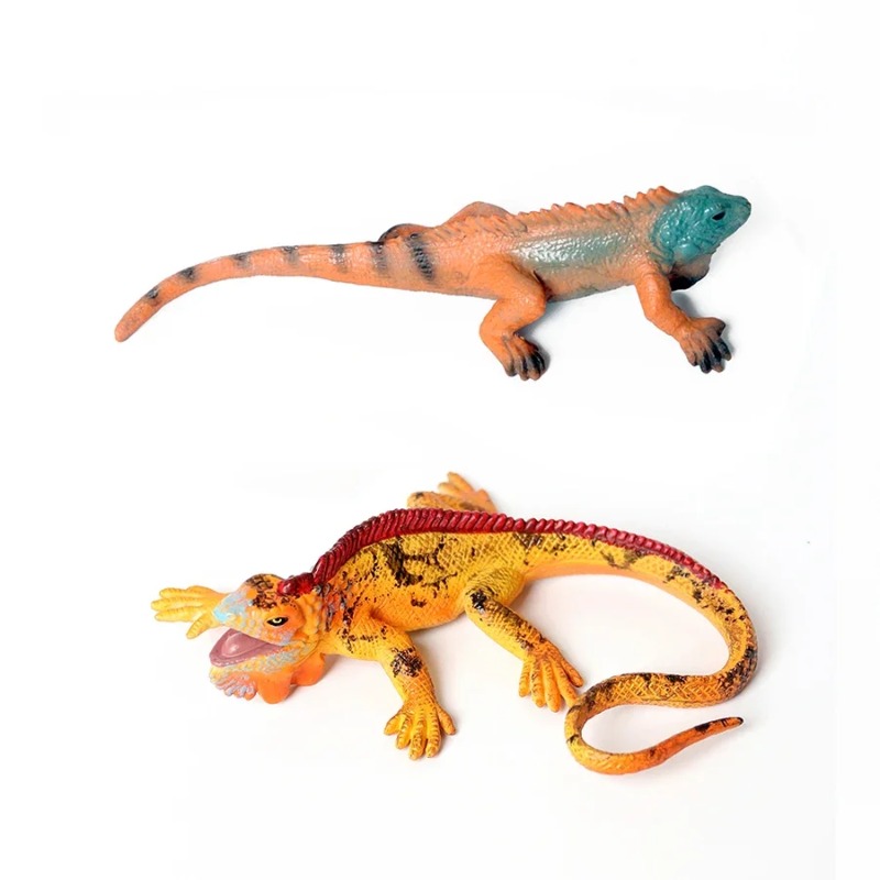 イグアナのフィギュア、カメレオンのおもちゃ、爬虫類の動物フィ - Kids Toys Reviews のレビューと価格