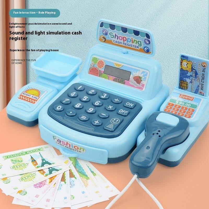 新商品・1セット 電子ゲーム照明と効果音付き スーパーマーケ - Toy Cash Register のレビューと価格