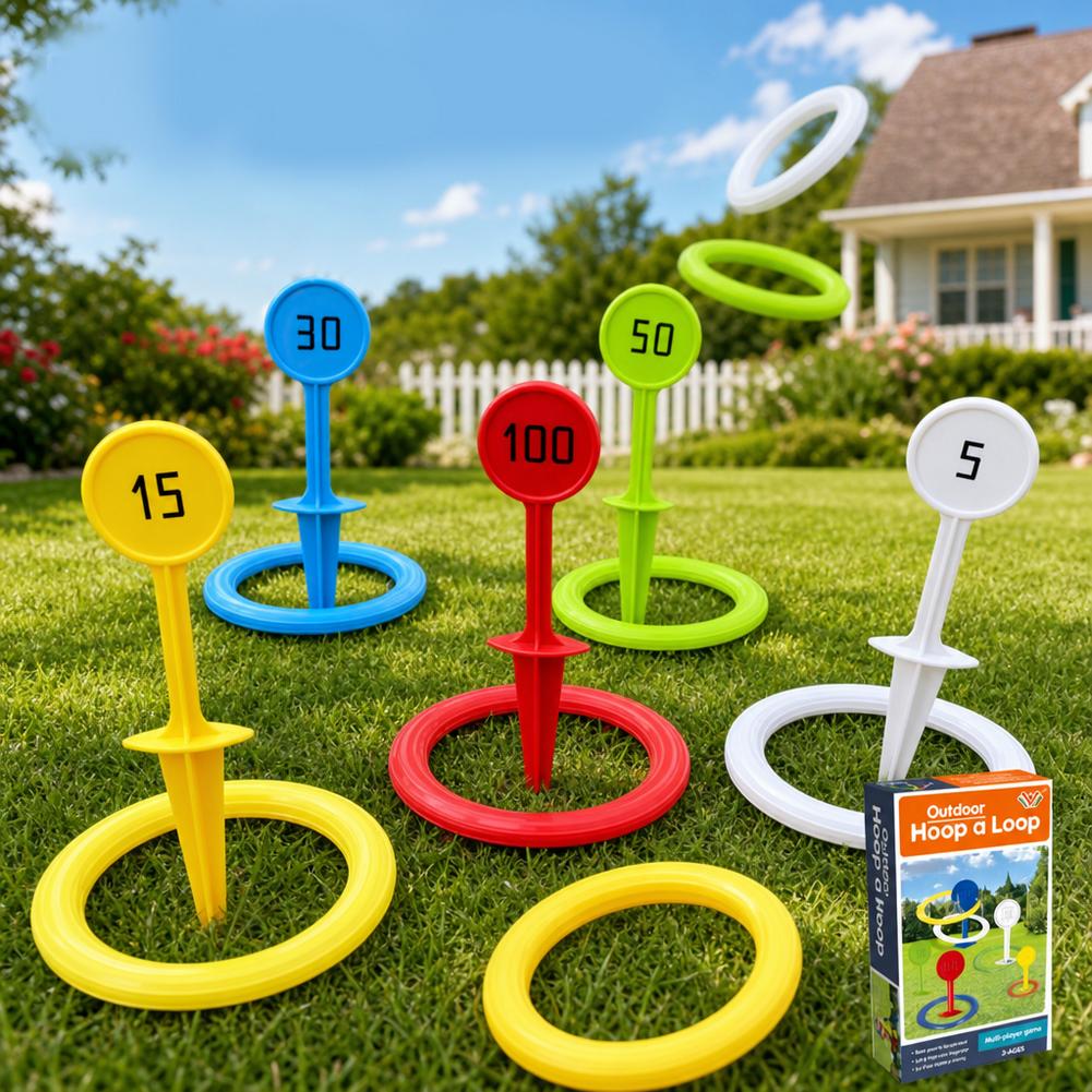 子供用プラスチック製ゲームセット、屋外芝生・ビーチ・庭用スポ - Kids Yard Toys のレビューと価格