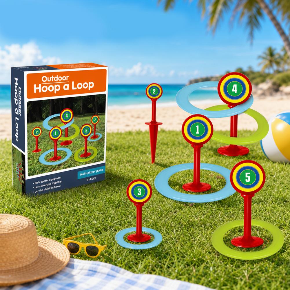 子供用プラスチック製ゲームセット、屋外芝生・ビーチ・庭用スポ - Kids Yard Toys のレビューと価格