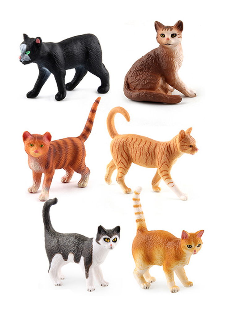 リアルなプラスチック猫フィギュアペルシャブリティッシュショー - Kids Toys Reviews のレビューと価格