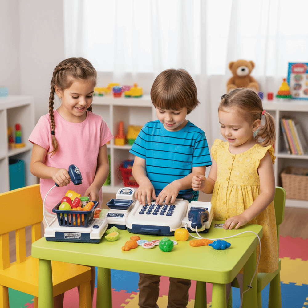 パズルシミュレーションスーパーマーケットレジ楽しいギフトチェ - Toy Cash Register のレビューと価格