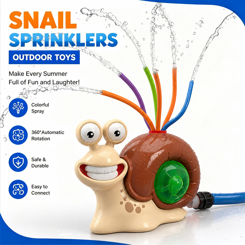 水スプレー屋外おもちゃカタツムリスプリンクラー裏庭庭水おもち - Kids Yard Toys のレビューと価格